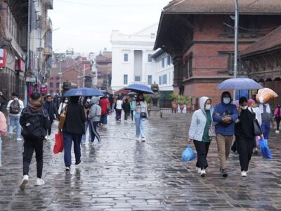 चट्याङसहित ६ प्रदेशका केही स्थानमा भारी वर्षाको सम्भावना