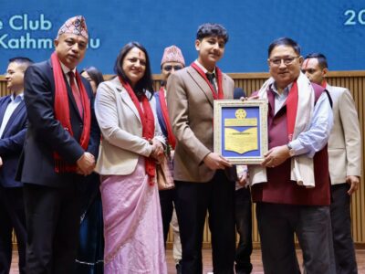 हिसानबाट नेपाल टपर कुशल दंगाल सम्मानित, उत्कृष्ट कलेजका रूपमा सेन्ट लरेन्स पनि पुरस्कृत